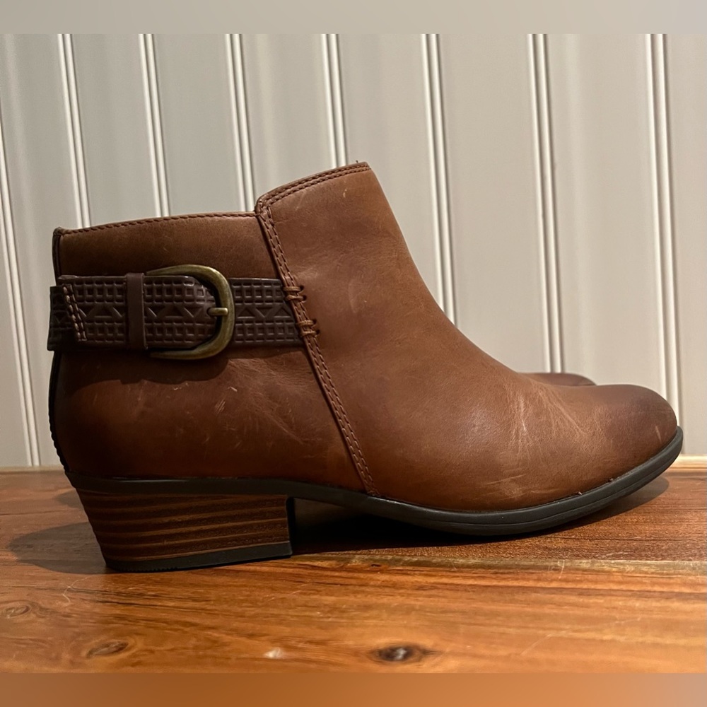 Clarks Leather Ankle Boots